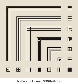 minimal border line set 1