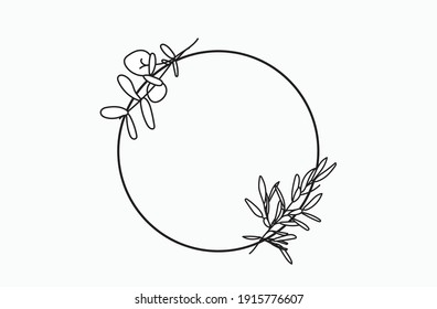 Minimal Botanical and Floral Logos and Frames
