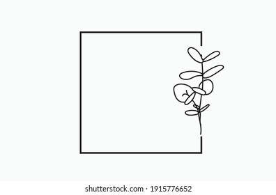 Mínimos Logotipos y Marcos Botánicos y Florales