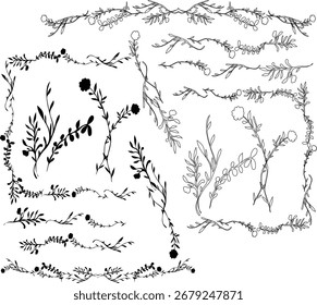 minimal botanical graphic sketch drawing vector illustration. Good for banner, poster, greeting card, party card, invitation, template, advertising, campaign, and social media.