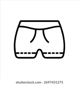 Minimal Briefs Pant Icon Design for Apparel Branding