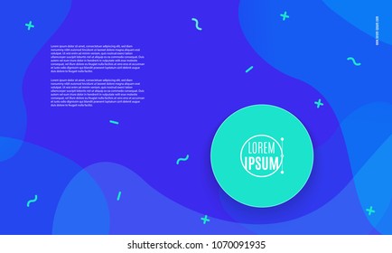 Minimal brigth backgrounds for flyer, cover, brochure. Vector template.