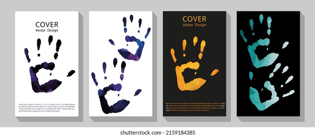 Minimal brochure layout and modern report business flyers poster template. Abstract blue liquid graphic gradient circle shape on cover book presentation.