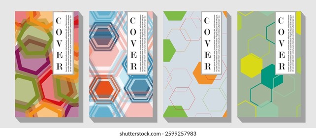 Minimal brochure layout and modern report business flyers poster template.  shrink wrapped plastic sleeve for cover art vector mockup