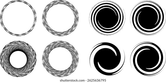 Minimal Brutalist Sticker Set: Geometric Stars, Abstract Flowers, and Retro Sunburst Frames