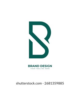 Logotipo del monograma de Bs Sb mínimo, diseño moderno simple perfecto para la marca, el negocio, la empresa y la identidad.