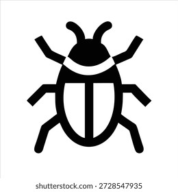 Minimal Bug Insect Icon Symbol