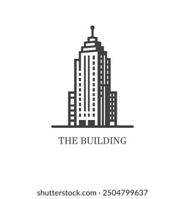 Minimal Building Design Vector Art