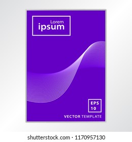 Minimal business brochure cover design