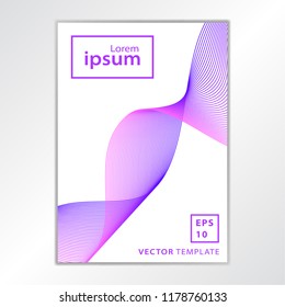 Minimal business brochure cover design