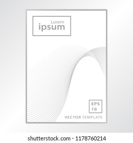 Minimal business brochure cover design