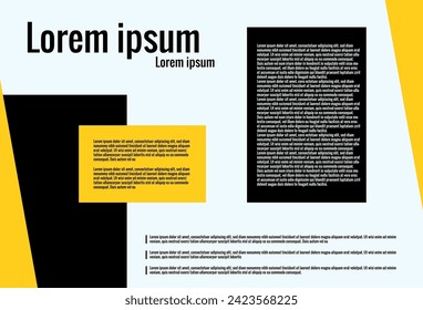 Minimal Business Brochure design template vector
