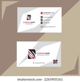 minimal business card design for all users.