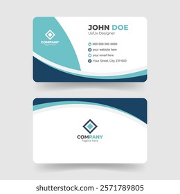 Minimal Business Card Design Template