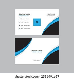 Minimal Business Card  Design Template 