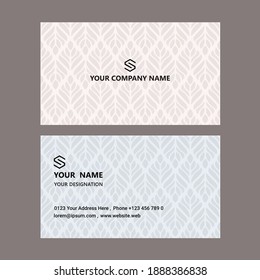 Minimal Business Card Template Pattern
