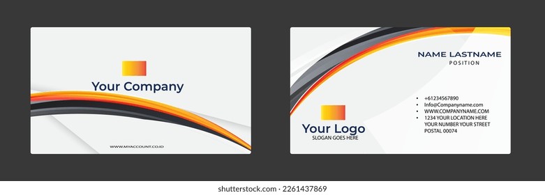 Minimal Business Card Vector Design