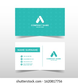 Minimal business card vector template.