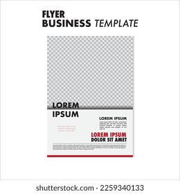 Minimal business editable poster template. Flyer suitable for advertising, poster, banner, social media, template, book, print ad, leaflet. Poster layout. Flyer design presentation.