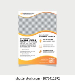Minimal Business Flyer template, Creative business flyer, Print Ready Business flyer template