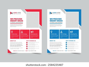 Minimal Business Flyer Template | Us Letter | Print Ready
