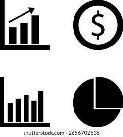 Conjunto de iconos de negocios mínimos 4