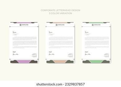 minimal business invoice template vector design vector template