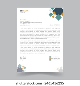 Minimal Business Letterhead Design Template