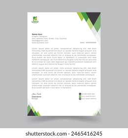 Minimal Business Letterhead Design Template