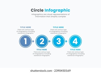 Mínimo de las plantillas de infografía de la gráfica de vector de negocio para presentaciones, publicidad, diseños e informes anuales Concepto de negocio con 4 opciones.