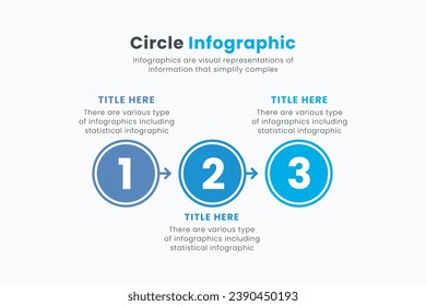 Minimal business vector circle chart infographic templates for presentations, advertising, layouts, and annual reports Business concept with 3 options.
