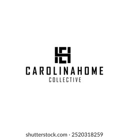 Minimal C H Letter Logo