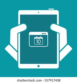 Minimal calendar application icon