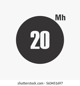 Minimal calendar flipping number date time day month March simple flat vector illustration application app logo icon