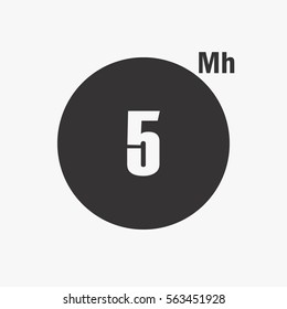 Minimal calendar flipping number date time day month March simple flat vector illustration application app logo icon