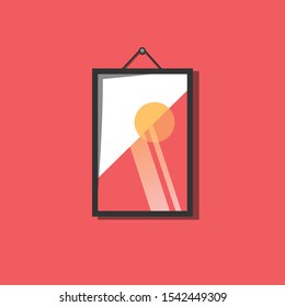 Minimal Canvas Art On Wall, wallpaper, vector art, artistic
