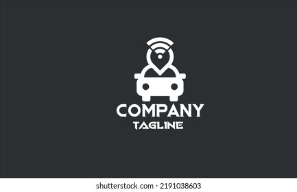 minimale GPS-Logo-Vorlage