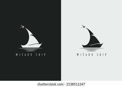 Minimal Cargo  Ship logo, Sailboat logo