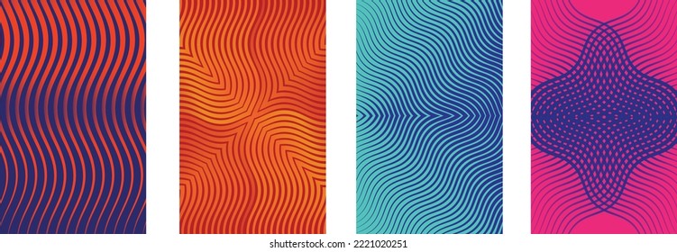 Minimal case design. Colorful halftone gradients. Future geometric patterns. Eps10 vector. Halftone dots colorful design. Future geometric patterns. Abstract background.