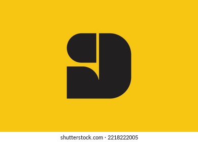 Minimal CD logo. Icon of a DC letter on a luxury background. Logo idea based on the CD monogram initials. Professional variety letter symbol and DC logo on background.