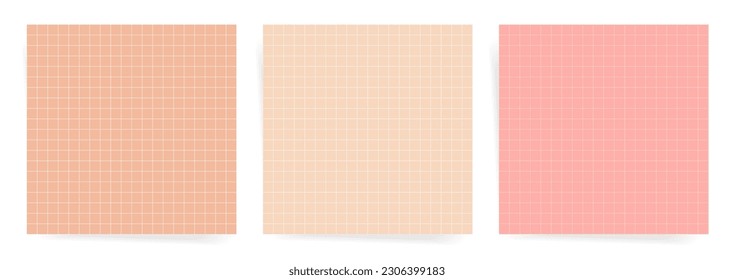 Patrones mínimos a cuadros sin costura, fondos estéticos vintage, textura de tablero de ajedrez. Impresión textil de moda retro natural, fondo retro con patrón vectorial de mosaico de cuadrícula blanca.