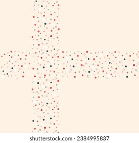 ilustración vectorial de fondo navideña mínima