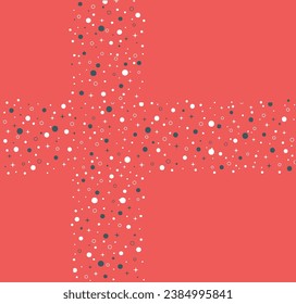 minimal Christmas background vector illustration