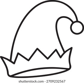 Paquete de arte de línea de Navidades mínimas: lindos iconos de Festiva, Elementos de invierno de contorno, paquete de Vector