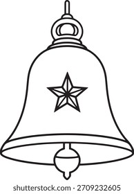 Paquete de arte de línea de Navidades mínimas: lindos iconos de Festiva, Elementos de invierno de contorno, paquete de Vector