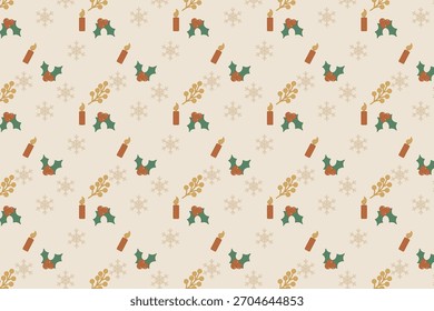 Patrón sin fisuras de Navidades mínimas: diseño de invierno cosido acogedor