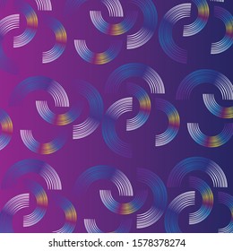 Minimal circle line Background Illustration