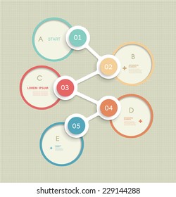 Minimal circles infographic template design. label design with  place for your content.communication, business, social media, technology, network and web design. 