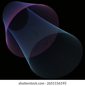 Minimal circular line background in black color, available as editable vector (EPS) and high-quality PNG. Perfect for modern design, posters, and abstract projects.