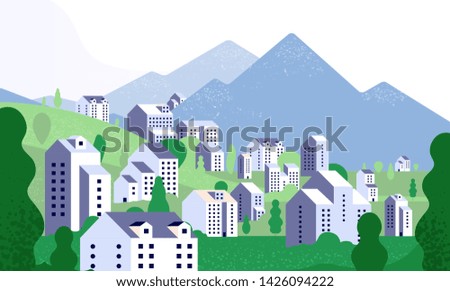 Similar – Image, Stock Photo The valley Environment